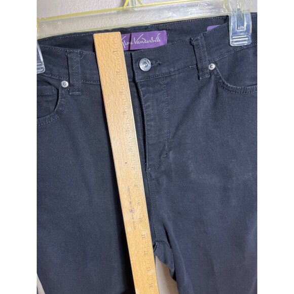 Gloria Vanderbilt Amanda Jeans Black Bundle 2 Classic Basic Petite Crop Women 8P - Picture 8 of 10
